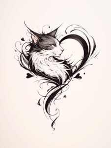pets tattoo design ideas surreal natural embodying determination