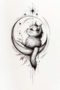 pets tattoo design ideas Neotraditional vivid color pets represents courage