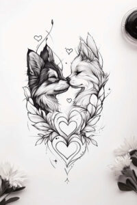 pets tattoo design ideas Realism realistic lighting portrait strength and power