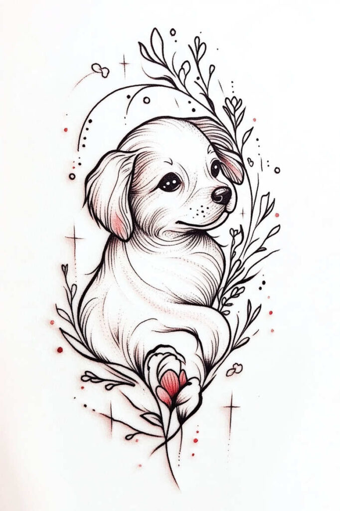 pets tattoo design ideas Surrealism enigmatic visuals realism symbolising determination