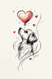 pets tattoo design ideas Realism real shadows warm for triceps