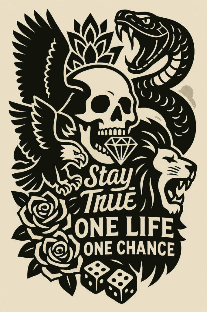 skulls tattoo design ideas beyond reality broken visage courage and power
