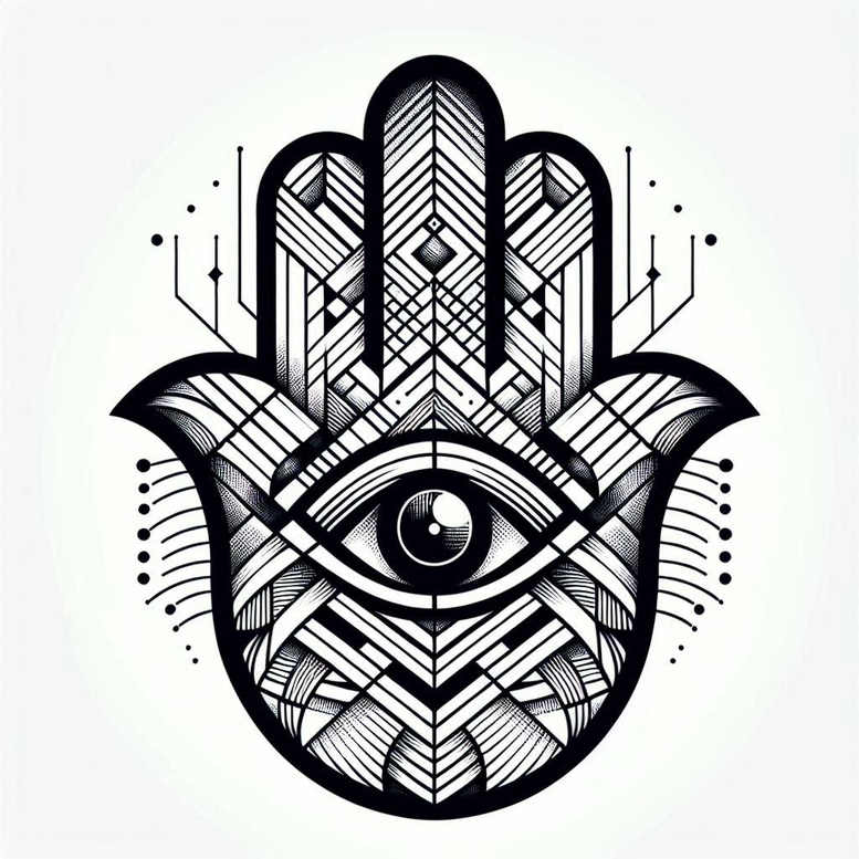 thor tattoo design ideas Surrealism chromatic aberration elemental war symbol of resilience