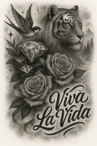 for-women – tattoo design ideas free ai generated – realism-subtle-saturation – for-sternum – Gallery: tigers-inkby-ai