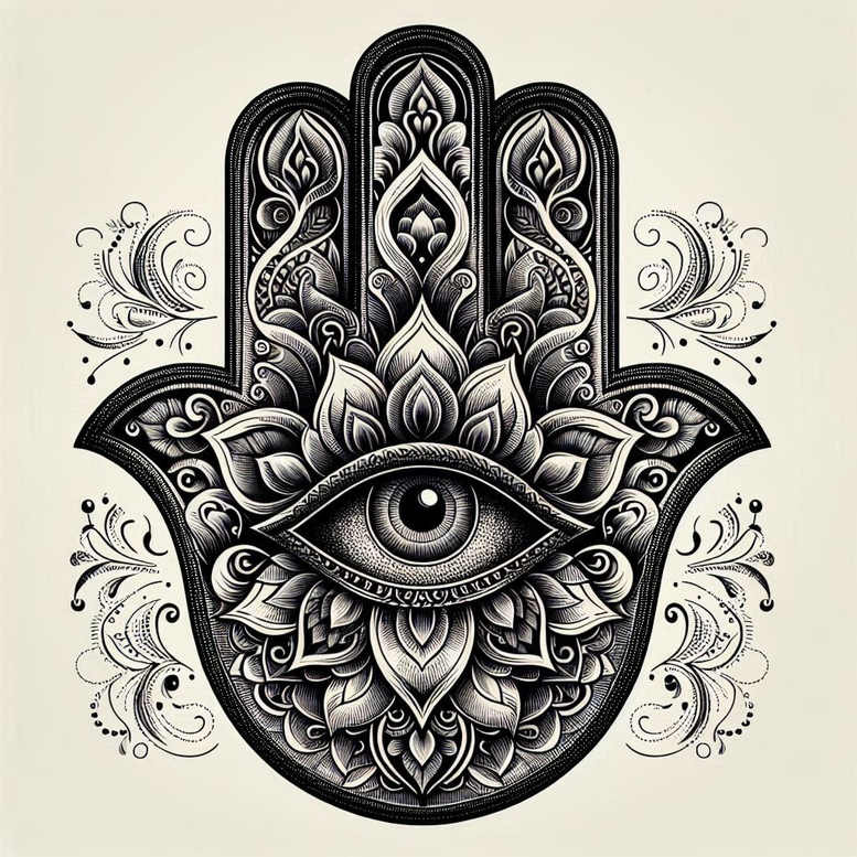 tigers tattoo design ideas Surrealism imaginative sacred beast determination and power