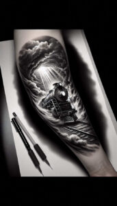 sea-realism-surface-complexity-for-back-of-neck – tattoo design ideas free ai generated – Gallery: travels-inkby-ai