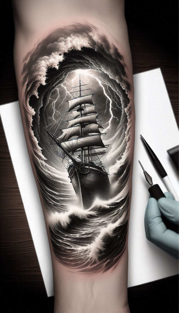 life-journey-realism-natural-finish-for-lower-chest – tattoo design ideas free ai generated – Gallery: travels-inkby-ai