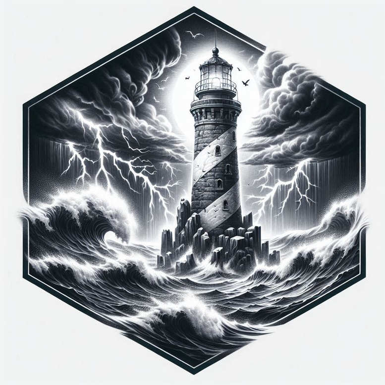 travels tattoo design ideas thin line distant land symbolising determination