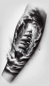 travels tattoo design ideas clear-cut escape art for wrist