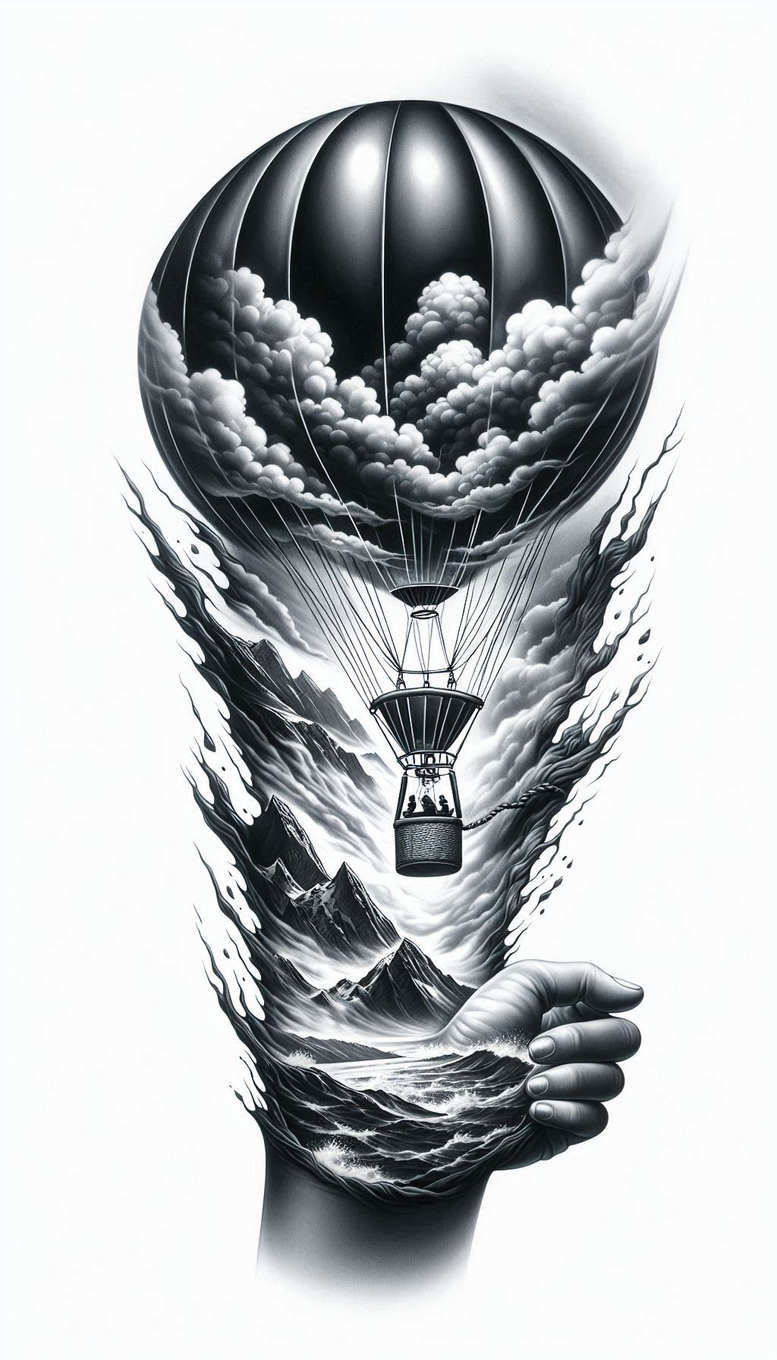 travels tattoo design ideas mini geometry moving spirit symbolising strength