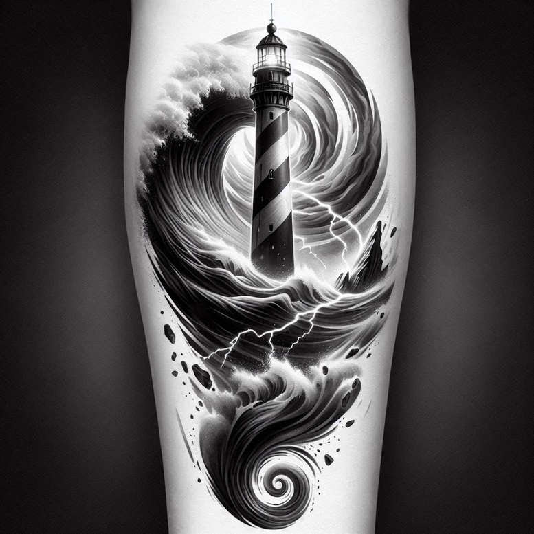 travels tattoo design ideas compact plane trail symbolising perseverance