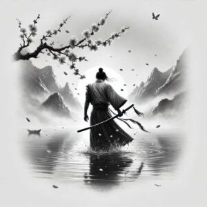 strength-and-courage-tattoo-neotraditional-clean-lines-for-back-of-neck – tattoo design ideas free ai generated – Gallery: warriors-asia-inkby-ai