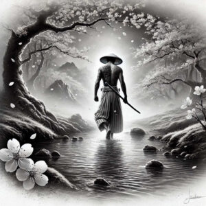 shaded-samurai-tattoo-realism-studio-quality-for-upper-arm – tattoo design ideas free ai generated – Gallery: warriors-asia-inkby-ai