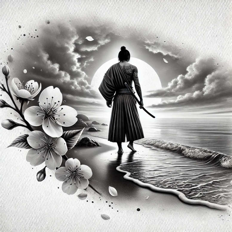 warriors-asia tattoo design ideas Surrealism esoteric ancient martial stands for strength