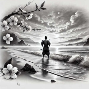 warriors-asia tattoo design ideas Realism high definition Daimyo pride for sternum