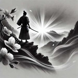 warriors-asia tattoo design ideas defined outlines focused gaze stands for endurance