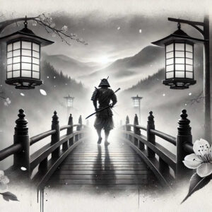 warriors-asia tattoo design ideas textural detail katana detail for upper thigh