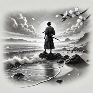 warriors-asia tattoo design ideas expressive color Ronin path meaning perseverance