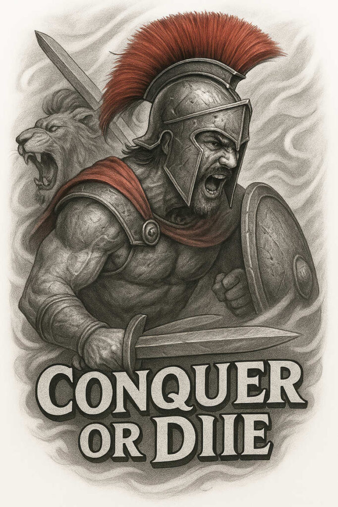 warriors-greece tattoo design ideas Surrealism metaphysical warrior hero stands for courage