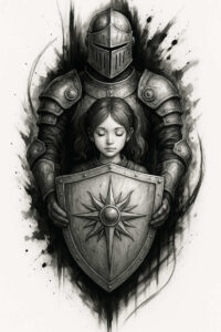 knight-artistic-detail-realism-delicate-highlight-for-lower-back – tattoo design ideas free ai generated – Gallery: warriors-inkby-ai