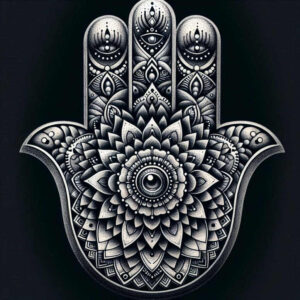 water-animals tattoo design ideas Surrealism imperfect symmetry ocean harmony for upper chest