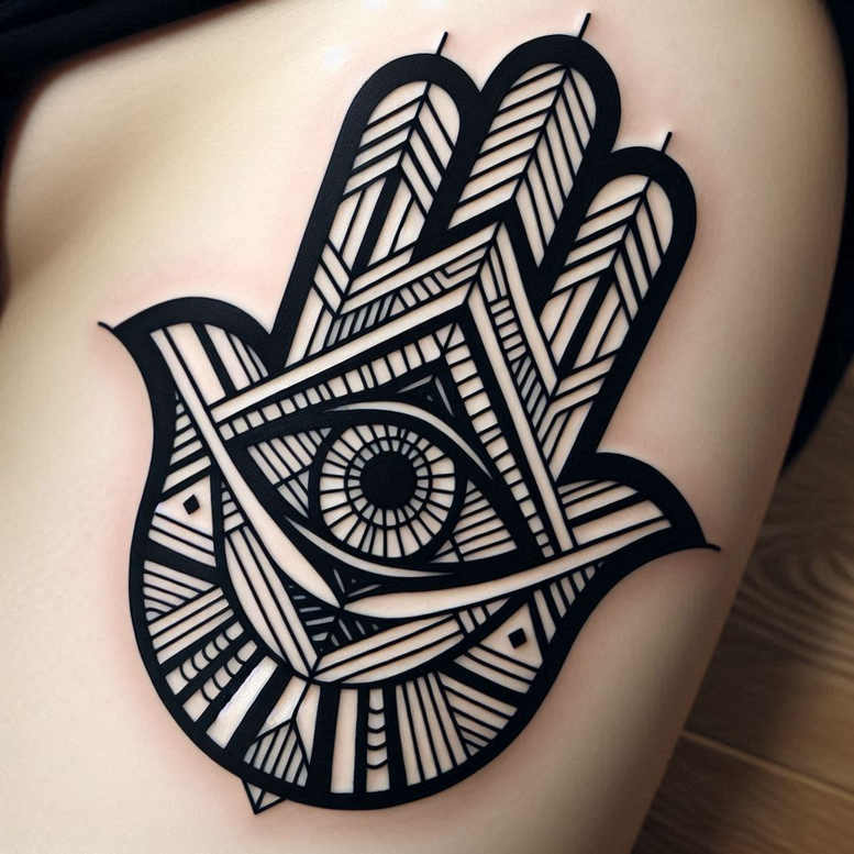 water-animals tattoo design ideas Surrealism melting forms oceanic soul embodying courage