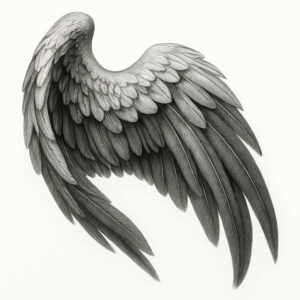 delicate-wings-tattoo – tattoo design ideas free ai generated – realism-realistic-proportions – for-biceps – Gallery: wings-inkby-ai