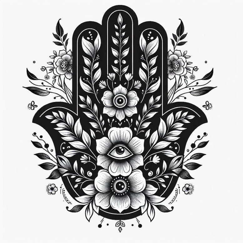 witches tattoo design ideas CGI-rendered occult symbol stands for determination