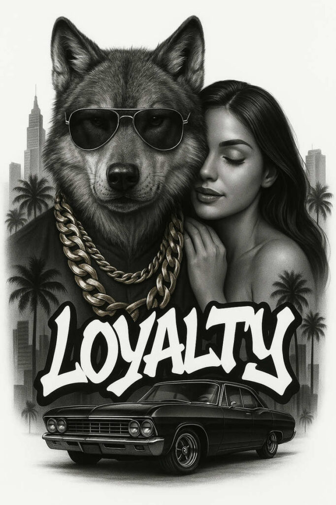 natural-look-wolf-tattoo – tattoo design ideas free ai generated – neotraditional-artful-color – for-ribs – Gallery: wolves-inkby-ai