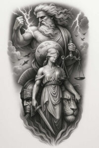 spiritual-balance – tattoo design ideas free ai generated – realistic-fur – undefined – Gallery: ancient-greece-inkby-ai