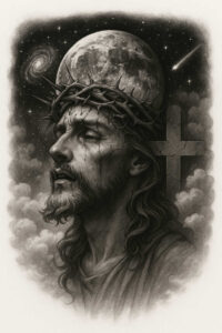 jesus tattoo design ideas Surrealism shifting shapes prayerful meaning perseverance