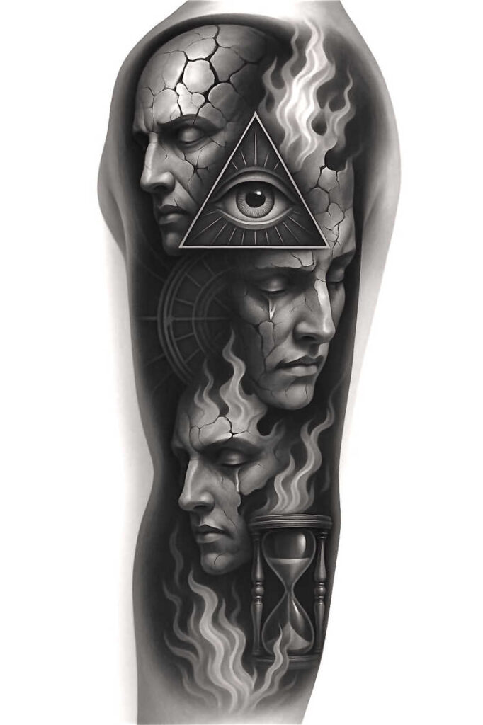 animals-as-talisman – tattoo design ideas free ai generated – neotraditional-refined-lines – for-side-torso – Gallery: news-inkby-ai