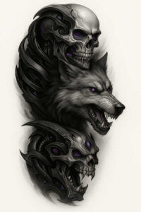 animals-with-detail – tattoo design ideas free ai generated – neotraditional-artistic-flair – for-wrist – Gallery: news-inkby-ai