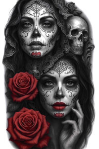 avant-garde – tattoo design ideas free ai generated – neotraditional-dynamic-color – for-side – Gallery: news-inkby-ai