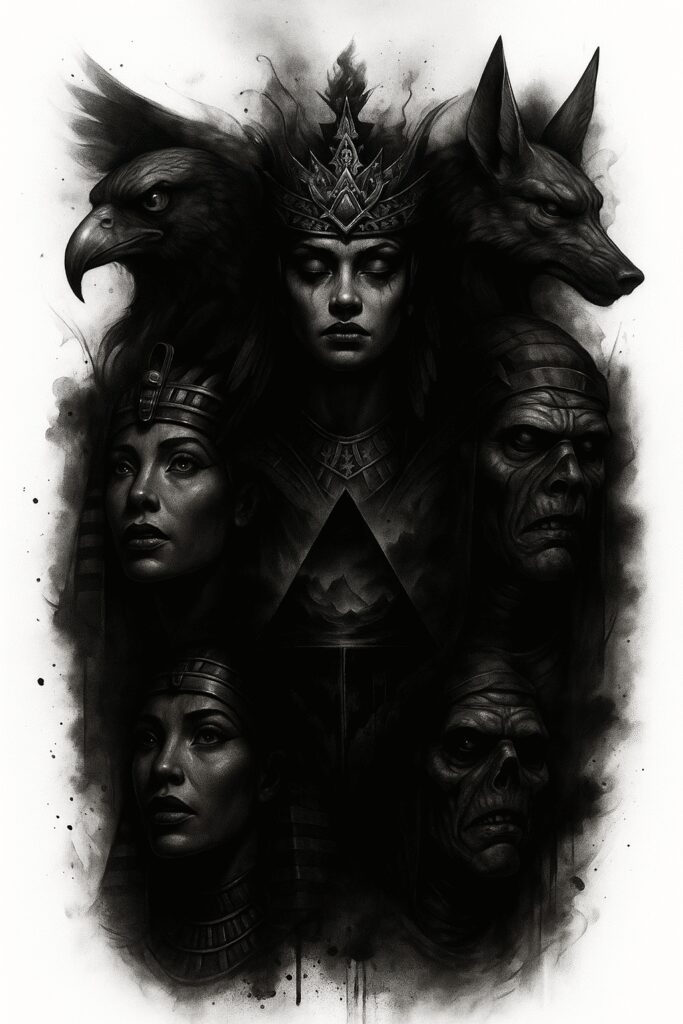 contemporary-motifs – tattoo design ideas free ai generated – surrealism-chromatic-aberration – for-palm – Gallery: news-inkby-ai