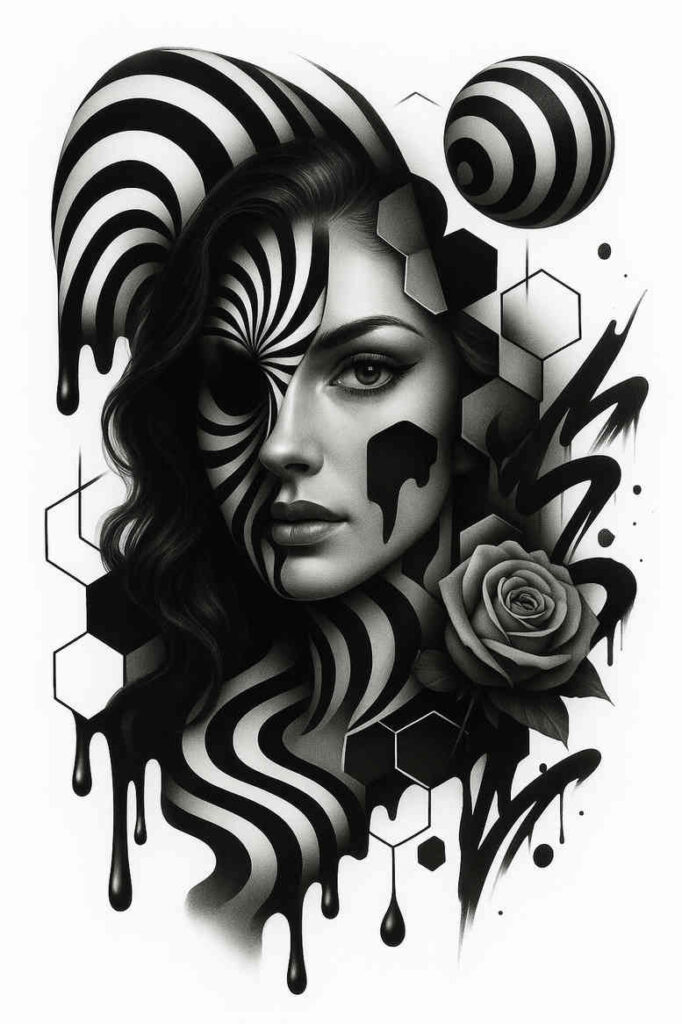 creative-approach-tattoo – tattoo design ideas free ai generated – realism-micro-realism – for-shoulder-blade – Gallery: news-inkby-ai