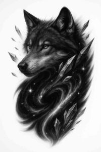 discovery-tattoo – tattoo design ideas free ai generated – surrealism-hyperreal – for-shin – Gallery: news-inkby-ai