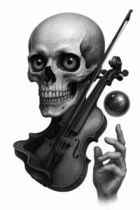 fresh-design – tattoo design ideas free ai generated – neotraditional-enhanced-shading – for-back-of-neck – Gallery: news-inkby-ai