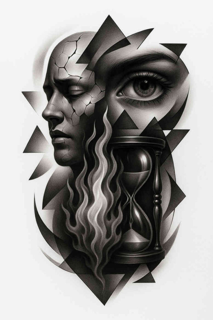 fresh-perspective-tattoo – tattoo design ideas free ai generated – neotraditional-deep-blacks – for-back – Gallery: news-inkby-ai