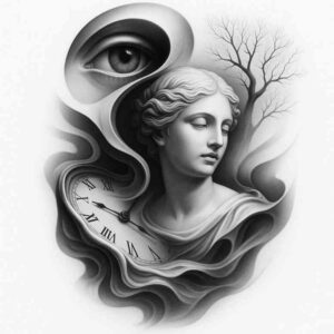 fresh-trend-tattoo – tattoo design ideas free ai generated – realism-high-contrast – for-foot – Gallery: news-inkby-ai
