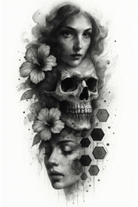 geometric-animals – tattoo design ideas free ai generated – surrealism-phantasm – for-forearm – Gallery: news-inkby-ai