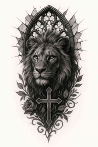 innovation-tattoo – tattoo design ideas free ai generated – neotraditional-artistic-shading – for-sternum – Gallery: news-inkby-ai