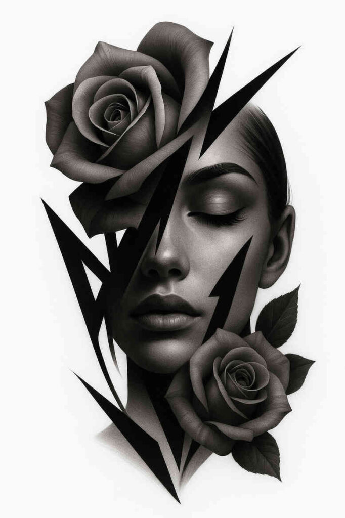 innovations – tattoo design ideas free ai generated – neotraditional-accent-shading – for-elbow – Gallery: news-inkby-ai