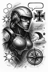 innovations – tattoo design ideas free ai generated – realism-clean-whites – for-back-shoulder – Gallery: news-inkby-ai