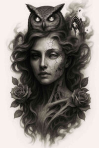 new-inspiration-tattoo – tattoo design ideas free ai generated – neotraditional-bold-texture – for-side – Gallery: news-inkby-ai