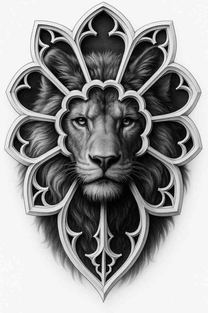new-motif-tattoo – tattoo design ideas free ai generated – neotraditional-detailed-textures – for-ankle – Gallery: news-inkby-ai