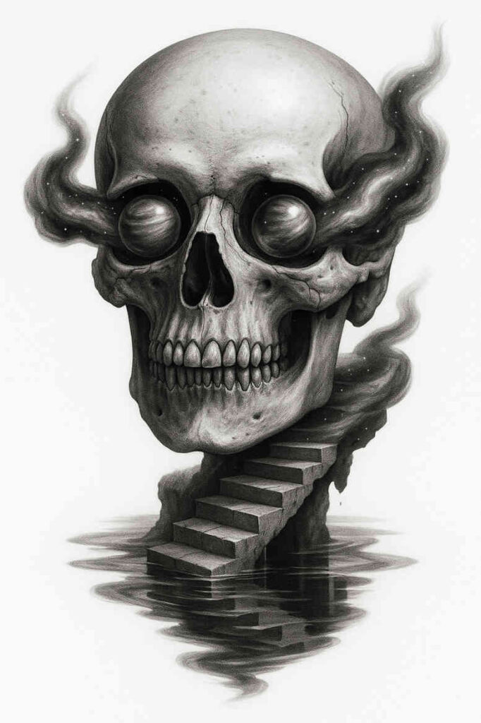 new-possibility-tattoo – tattoo design ideas free ai generated – realism-precise-gradient – for-lower-thigh – Gallery: news-inkby-ai