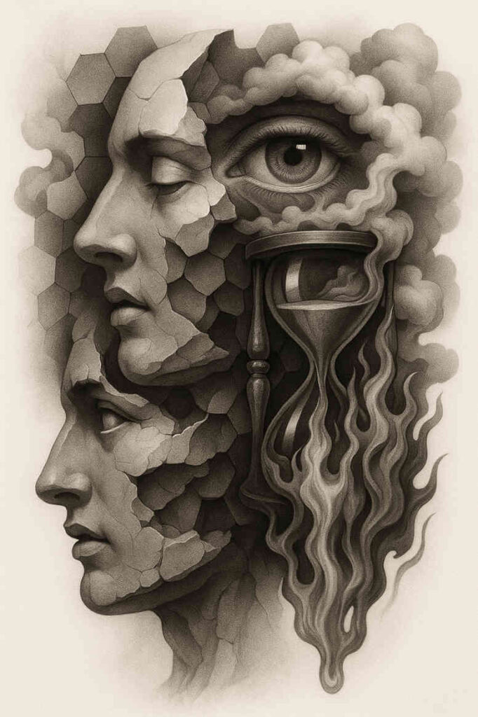 pioneering-project-tattoo – tattoo design ideas free ai generated – neotraditional-dynamic-composition – for-ribs – Gallery: news-inkby-ai