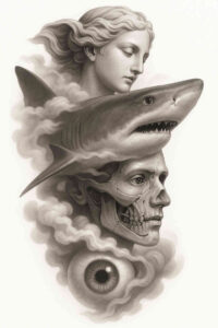 style-change-tattoo – tattoo design ideas free ai generated – realism-rich-blacks – for-biceps – Gallery: news-inkby-ai