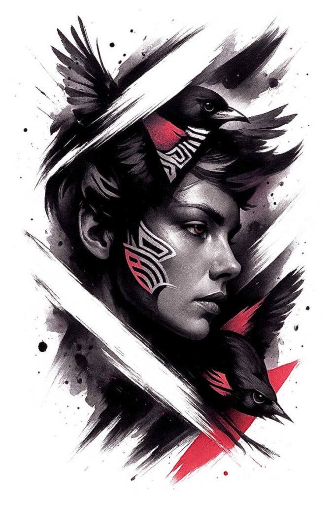 news tattoo design ideas layered shading bokeh for stomach